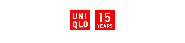 LOGO - UNIQLO 15 YEARS