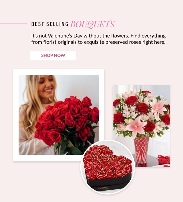 SHOP V-DAY FLOWERS