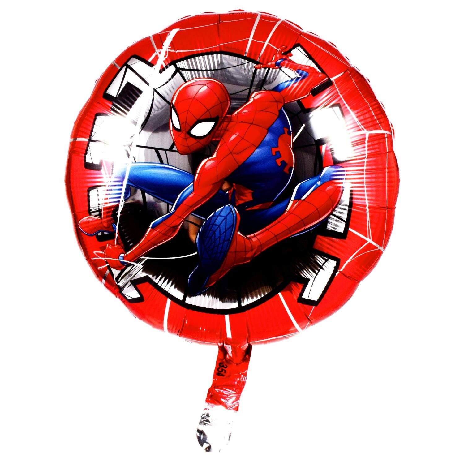 Marvel Spider-Man Foil Balloons with Attached Ribbons, 18 in.