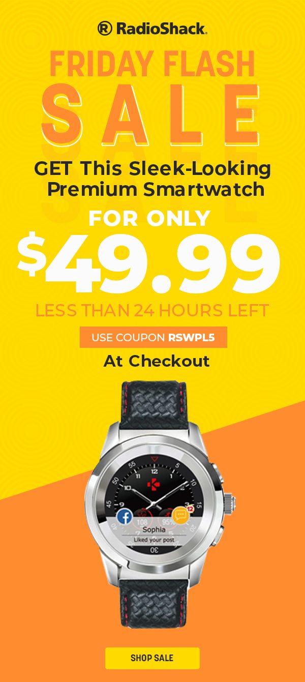 GET This Sleek-Looking Premium Smartwatch For Only $49.99