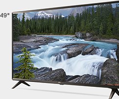 LG 49" 4K Smart HDR Ultra HDTV with Al ThinQ - 49UK6300PUE