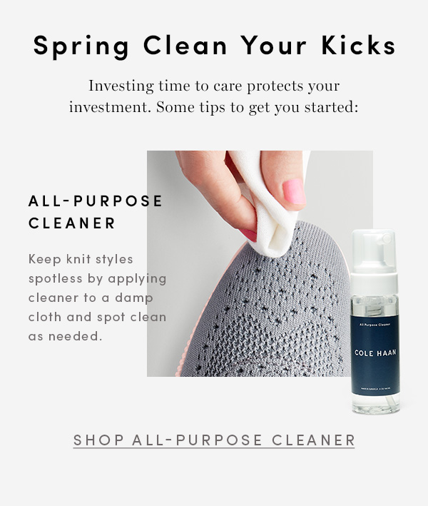 Spring Clean Your Kicks | SHOP ALL-PURPOSE CLEANER