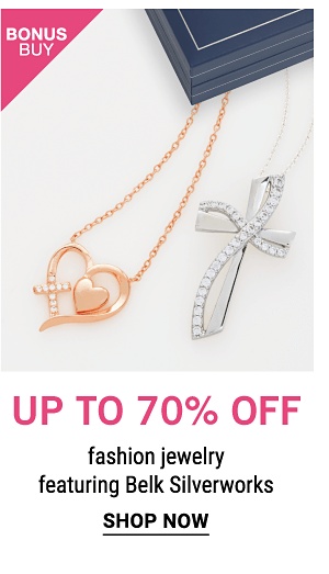 Bonus Buy! Up to 70% off Fashion Jewelry featuring Belk Silverworks - Shop Now