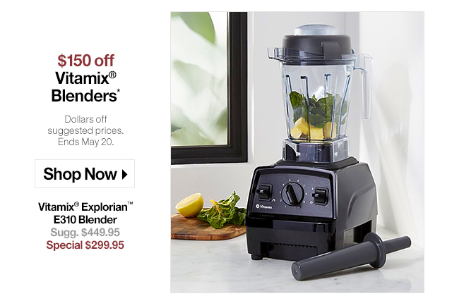 $150 off Vitamix Blenders