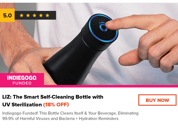 LIZ Smart Self-Cleaning Bottle | Buy Now