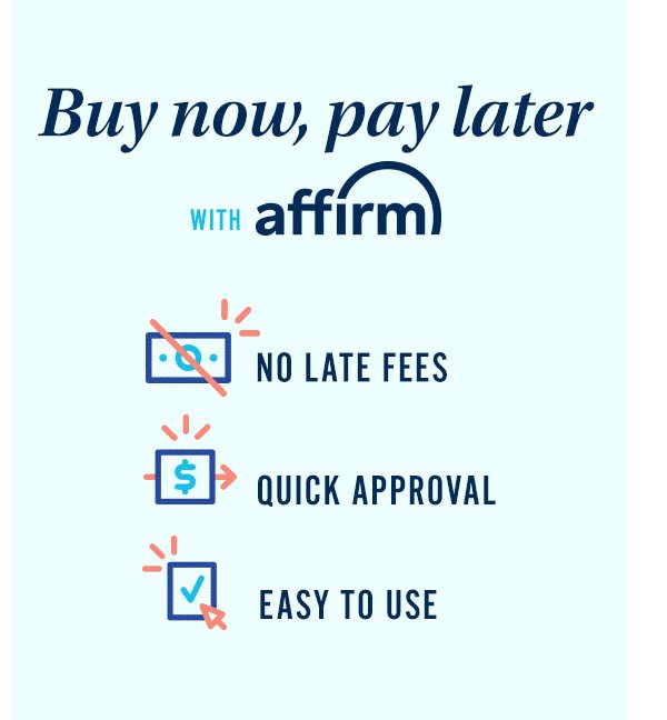 Buy Now, Pay Later With Affirm