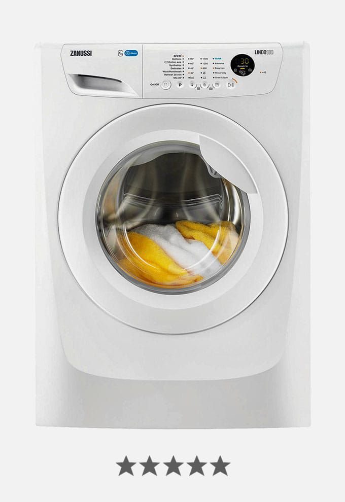 Zanussi Washing Machine, 7kg Load, A+++ 