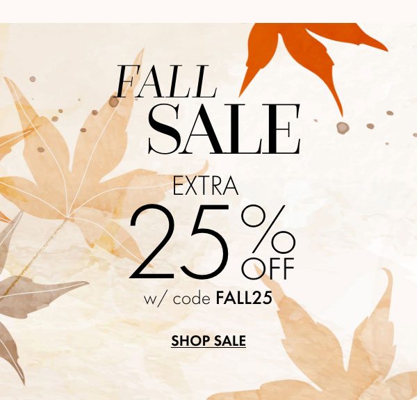 Fall Sale