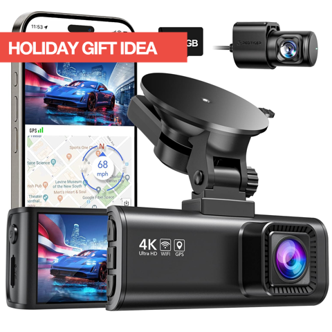 REDTIGER Dash Cam Front Rear