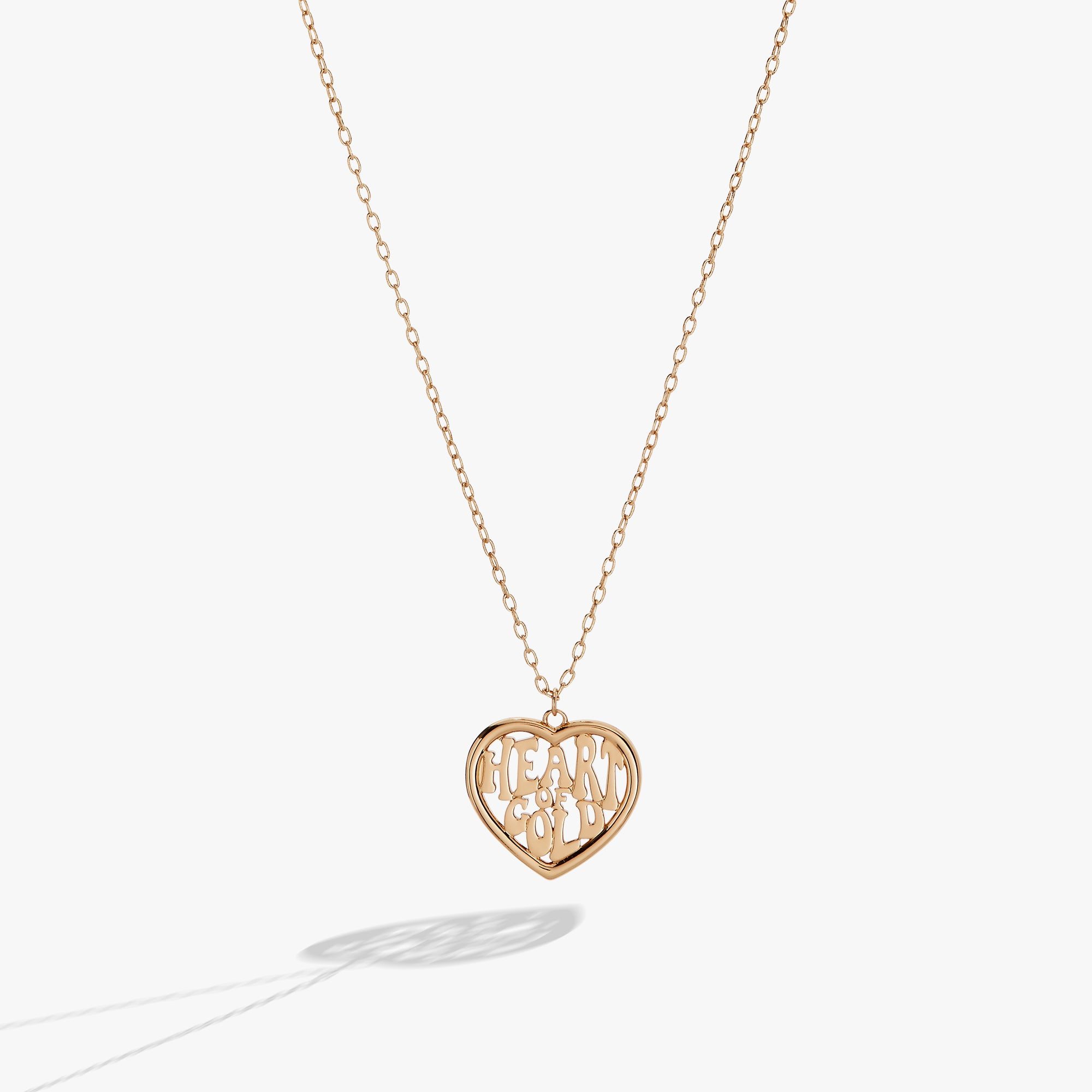 Image of Heart of Gold Pendant Necklace