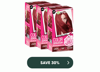 GARNIER COLOR SENSATION - SAVE 30 PERCENT >