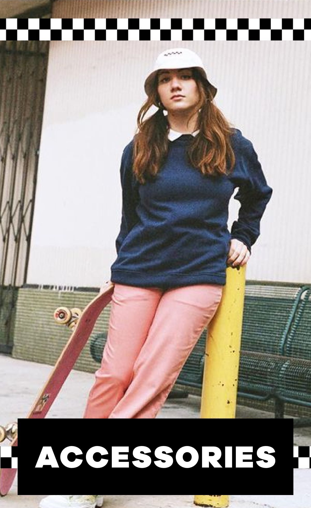 Shop Vans Accessories Pink Trousers