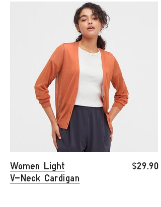 PDP1 - WOMEN LIGHT V-NECK CARDIGAN