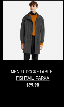 MEN U POCKETABLE COACH JACKET $49.90