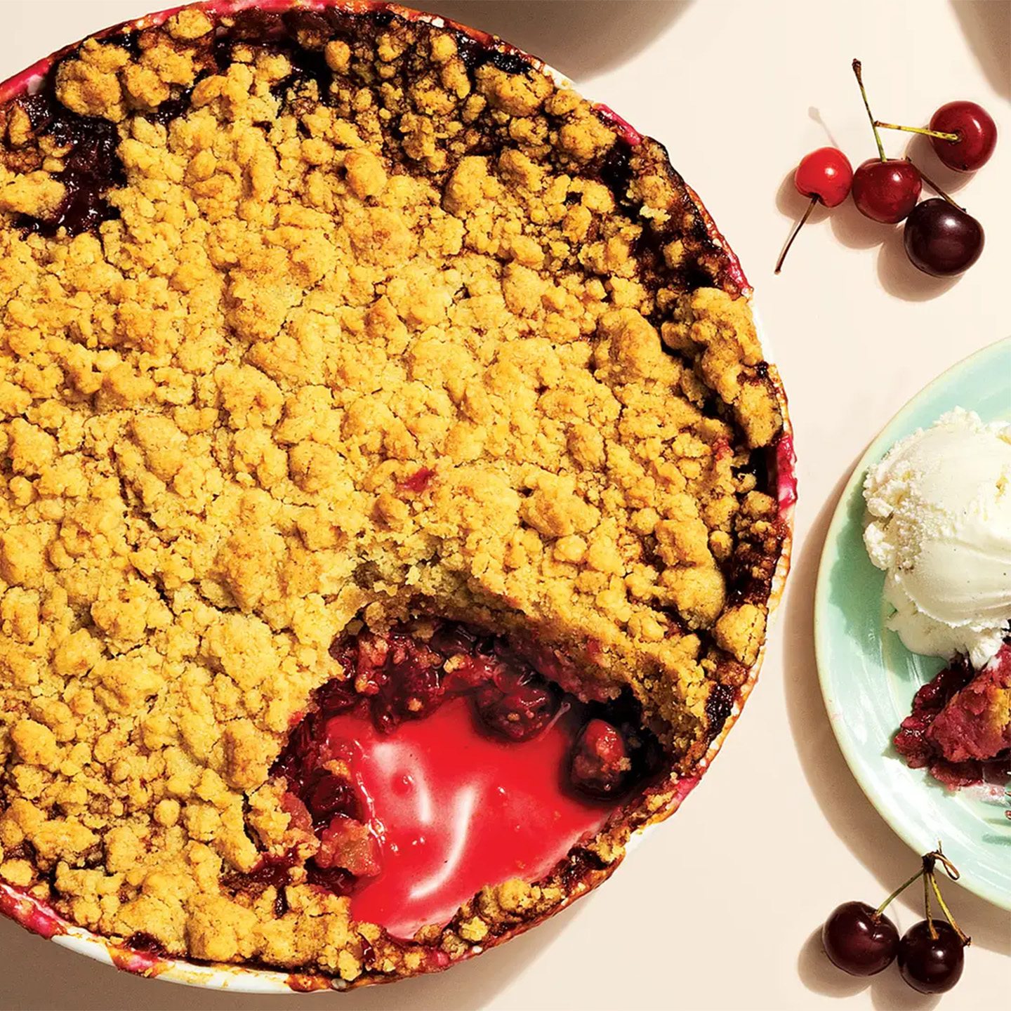 Sour Cherry Crumble