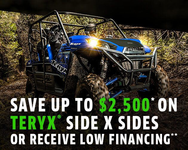 SAVE UP TO $2,500* ON TERYX® SIDE X SIDES