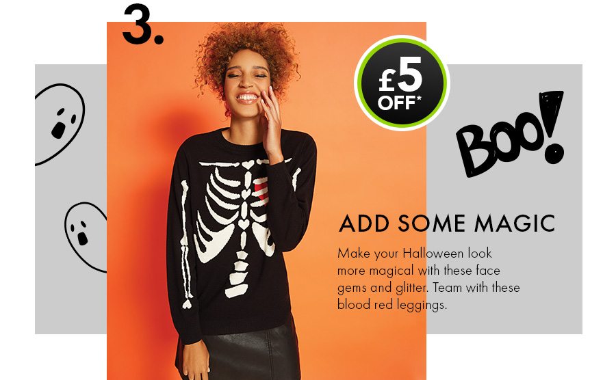 Womens Black Skeleton Jumper