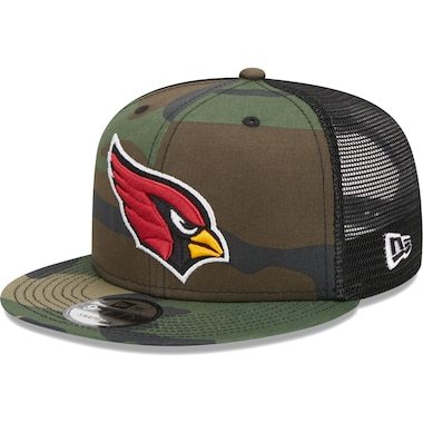 Men's New Era Camo Arizona Cardinals Main Trucker 9FIFTY Snapback Hat