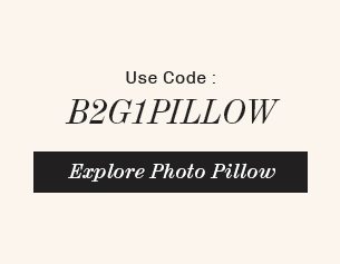 Buy 2 Photo Pillow and get 1 free!