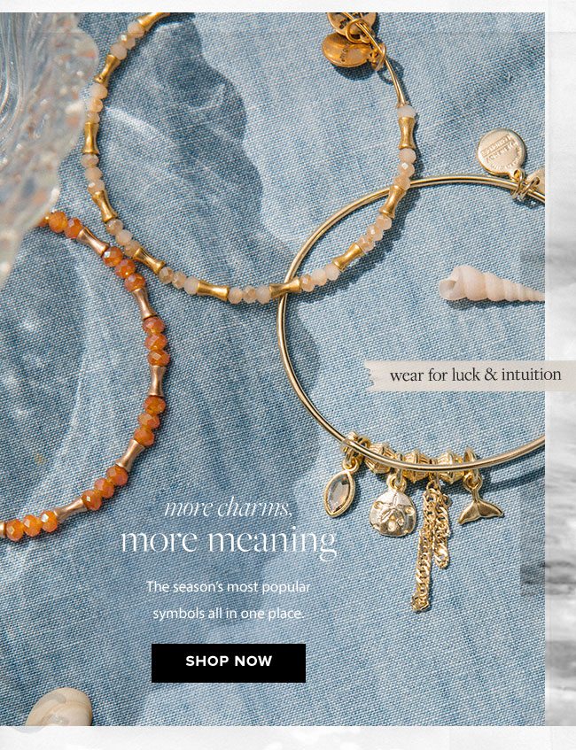 Shop the all new Cluster Charm Bangles. 
