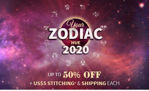 12 Zodiac Hues 2020: Beige, Pink, Yellow, Blue, Green, Red and more for women & men. Shop!