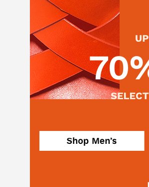 Up to 70% off Men's Sale