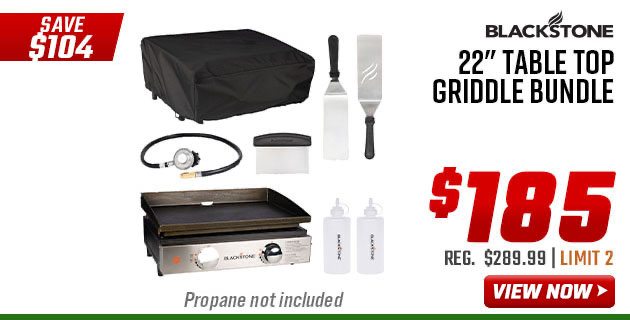 Blackstone 22'' Table Top Griddle Bundle