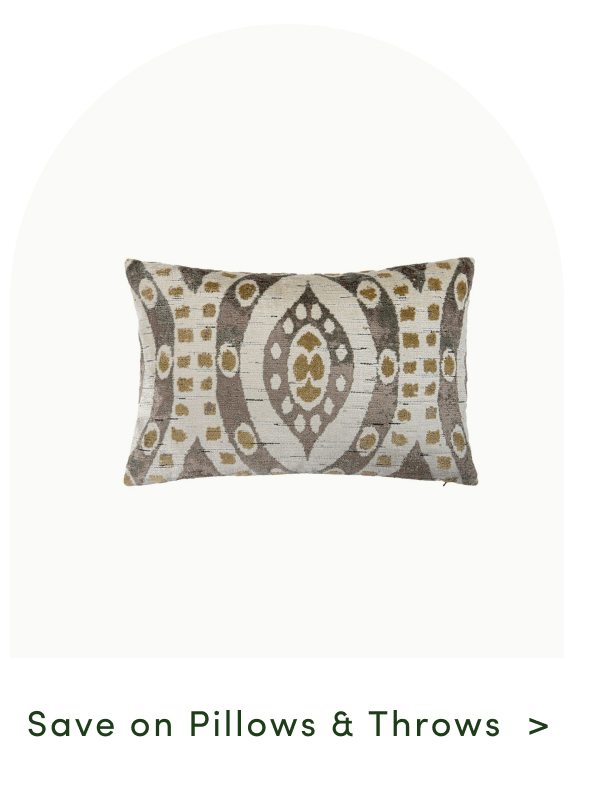 Save on Pillows and Throws