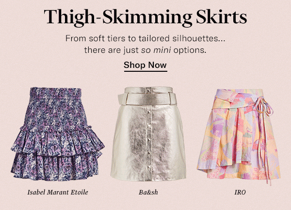 Shop Thigh Skimming Skirts