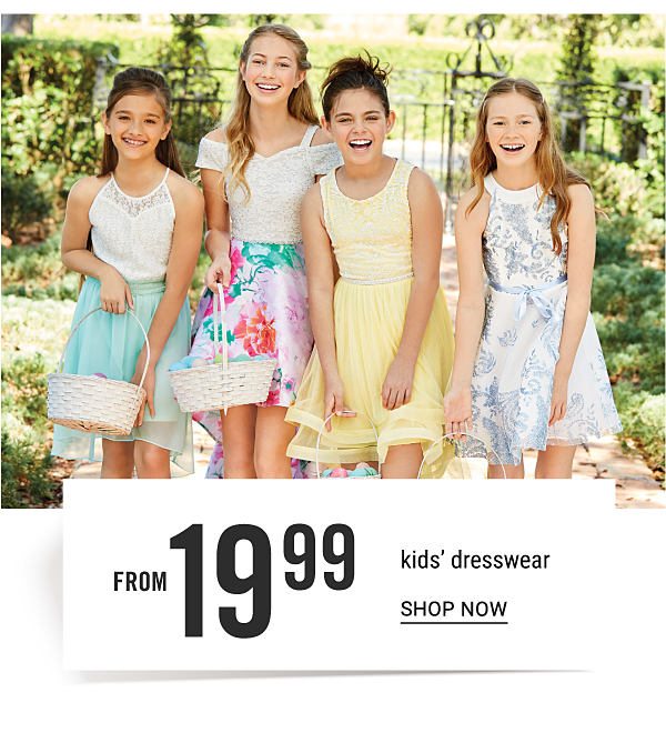 Kids' dresswear from $19.99. Shop Now.