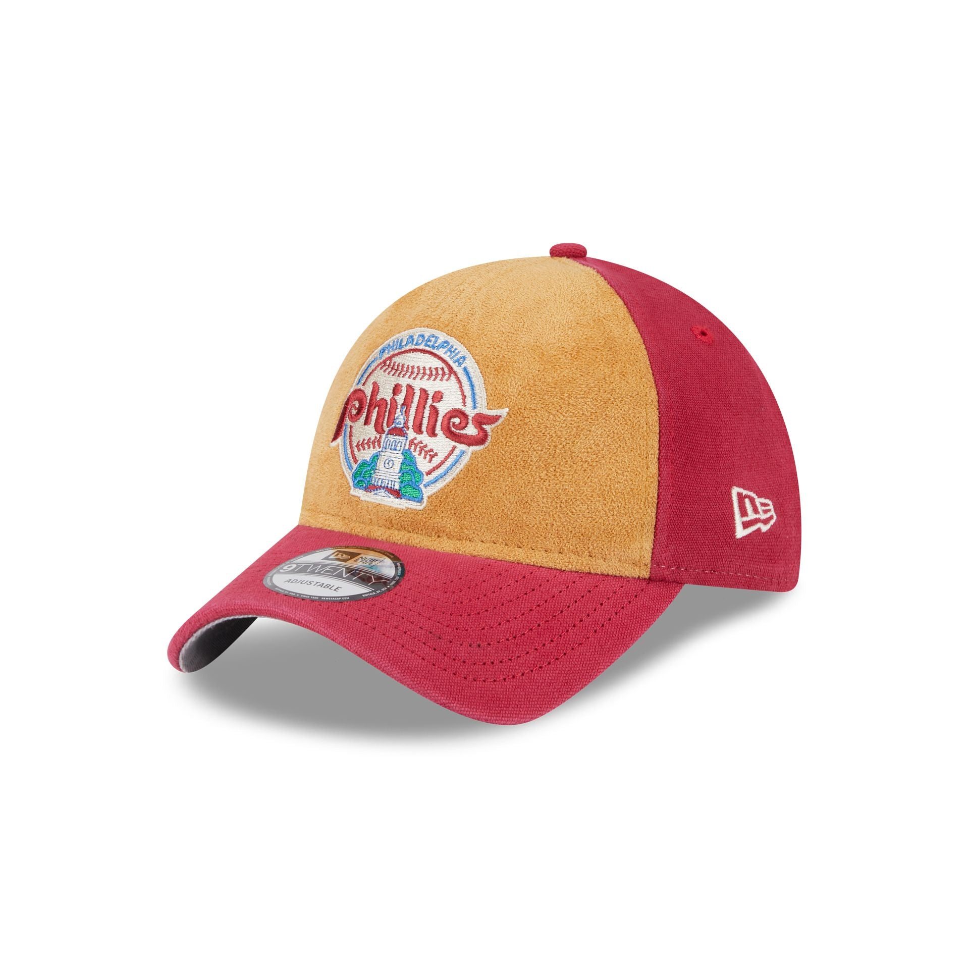 Image of Philadelphia Phillies Tan Texture 9TWENTY Adjustable Hat