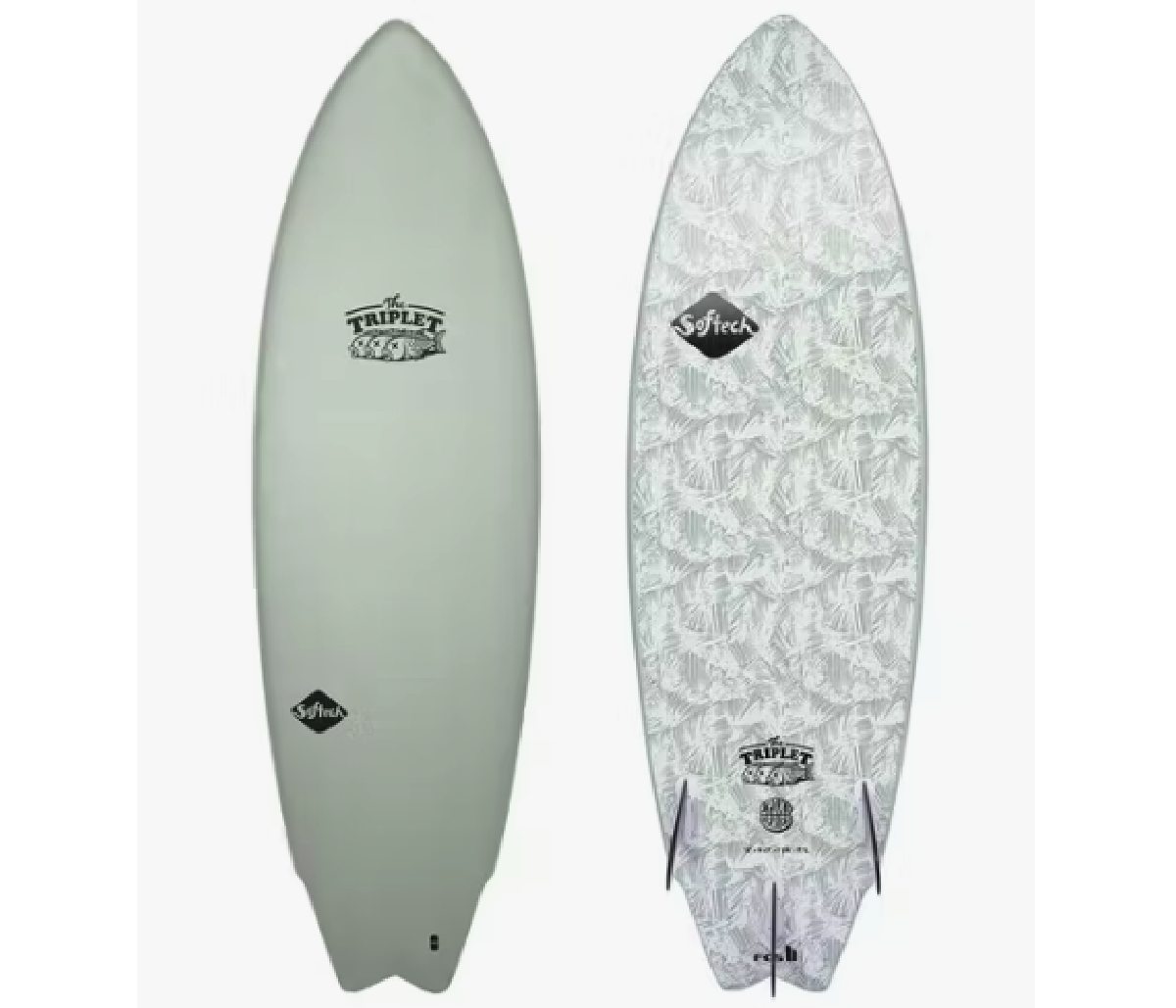 Softech The Triplet Surfboard Palm