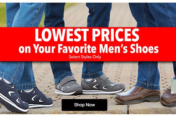 Shop Men's Shoes - Lowest Prices on Select Favorites!