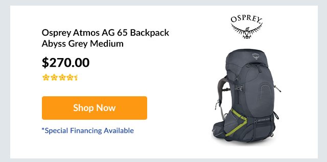 Osprey Atmos AG 65 Backpack Abyss Grey Medium