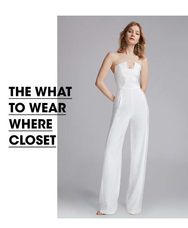 THE WHAT TO WEAR WHERE CLOSET