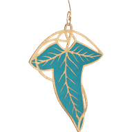 Elven Leaf Ornament Set