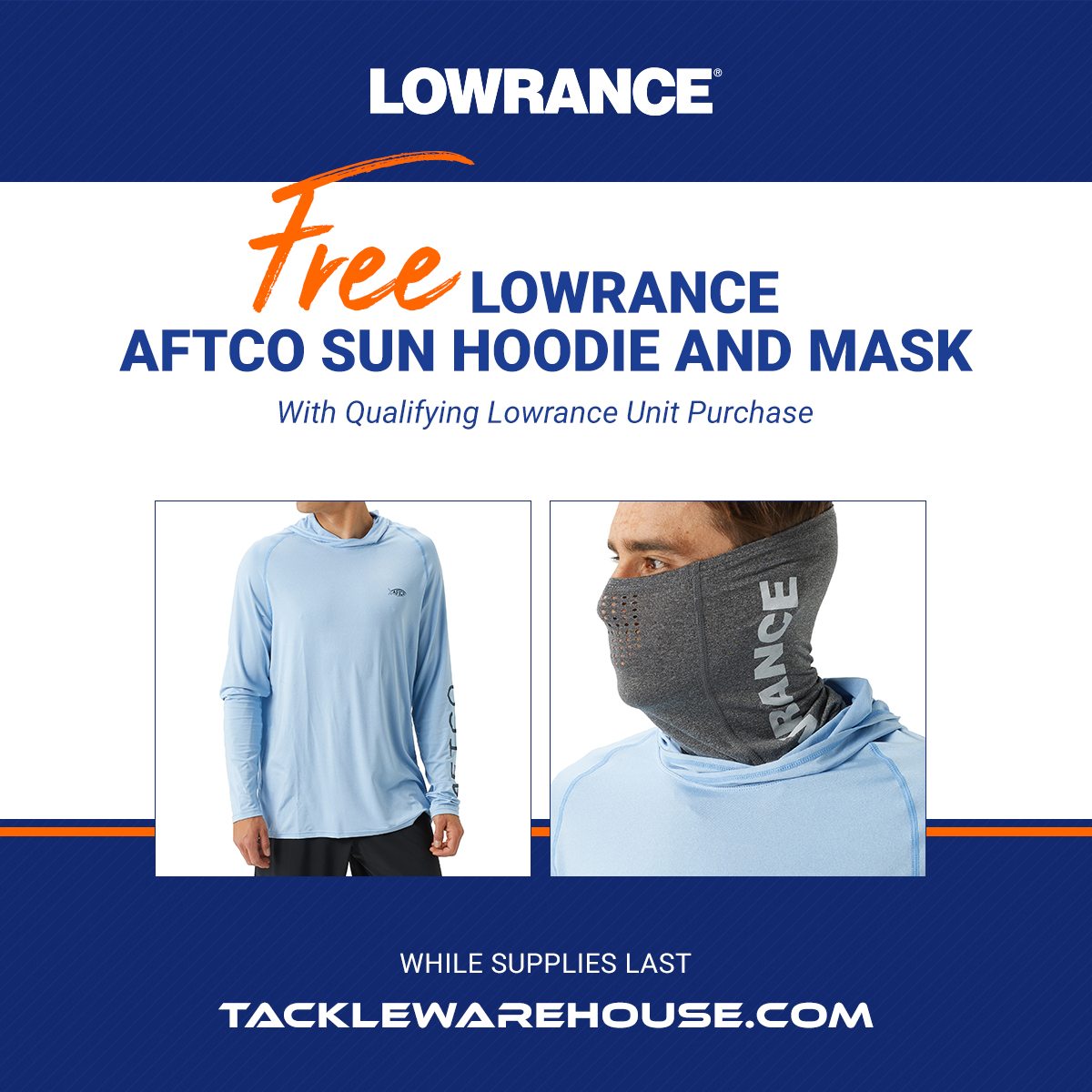 FREE Aftco Sun Hoodie & Mask With Qualify Lowrance Purchase