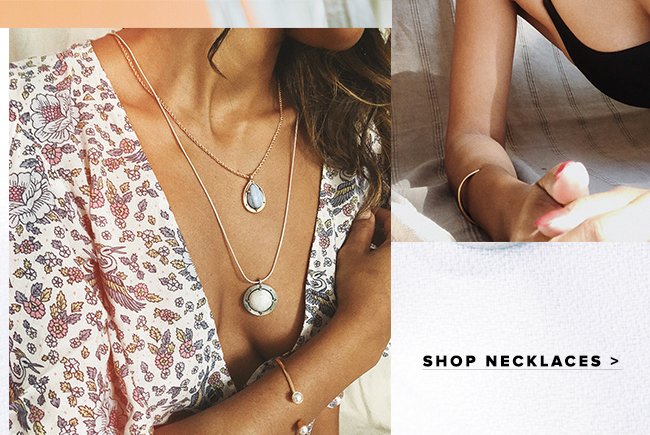 Take your summer style to new lengths. Shop necklaces>