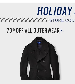 HOLIDAY BONUS | $279.99 Suits + $149.99 Sport Coats + 70% Off All Sweaters + 3 FOR $99 Dress Shirts, Dress Pants & Dress Chinos + Extra 60% Off All Clearance + 70% Off All outerwear + $59.99 Designer Jeans and More - SHOP NOW