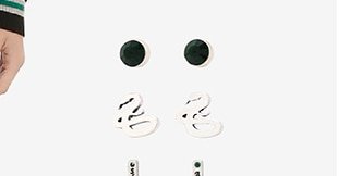 Slytherin Earring Set