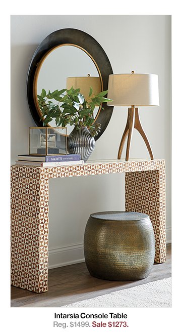 Intarsia Console Table