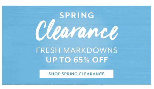 Spring Clearance