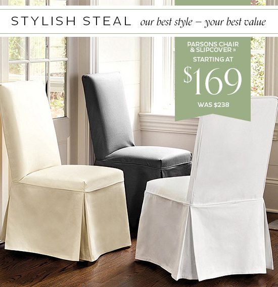 Parson Slipcovered Dining Chair