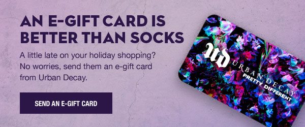 An E-Gift Card Is Better Than Socks - Send An E-Gift Card
