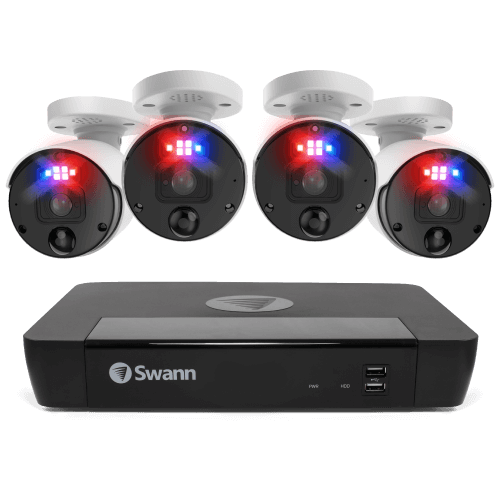 4 Camera 8 Channel 4K Ultra HD Pro Enforcer™ NVR Security System - SWNVK-889804