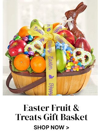Easter Fruit & Treats Gift Basket