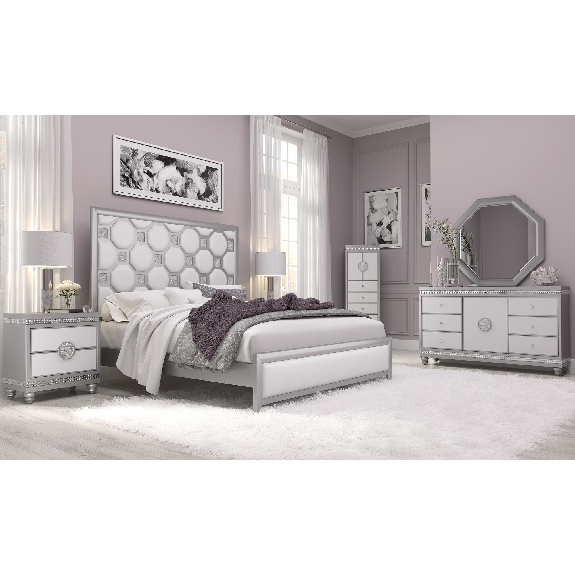 Vogelsang Queen Standard Configurable Bedroom Set