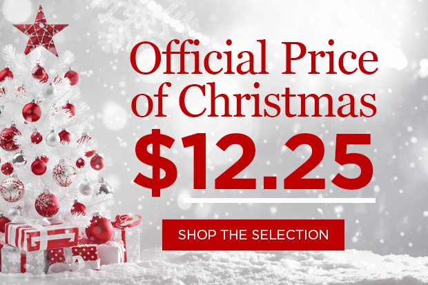 Official Price of Christmas $12.25