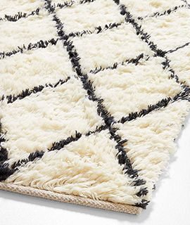 Moroccan Arlequin Diamond Area Rug