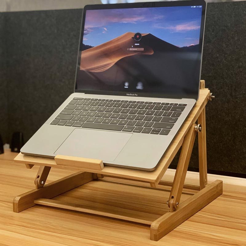 Nantucket Bamboo Adjustable Laptop Stand